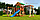 Детская площадка Савушка "4 сезона" 6, игровая башня 2 качели, столик с лавочками, лестница, горки, фото 2