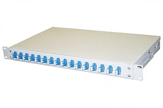 Оптический кросс 1U укомплектованный на 32 порта LC/UPC