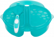 Тарелка глубокая 2-хсекционная с крышкой и отсеком для ложки Dr.Brown's, BPA-free, фото 1