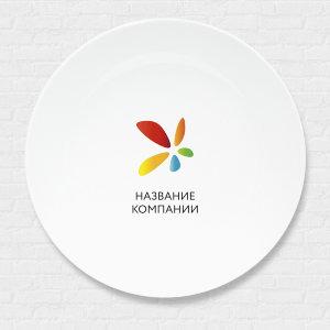 Тарелки с логотипом