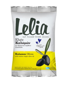 Оливки черные Lelia гигант в оливковом масле с косточкой 275 г