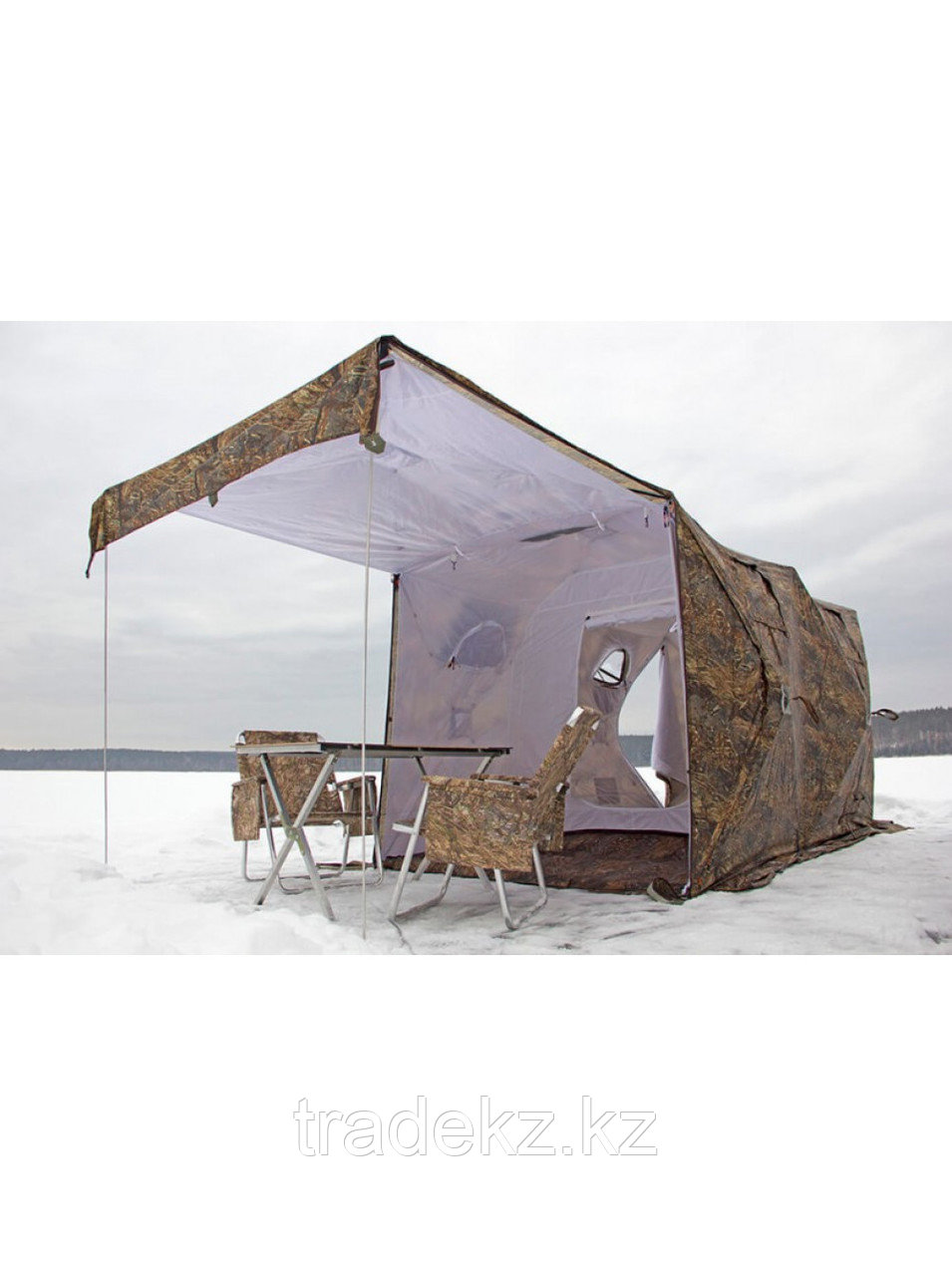Палатка всесезонная Берег Кубоид 4.40 двухслойная, размер 4.4 x 2.2 x 1.9 м - фото 2 - id-p82136888