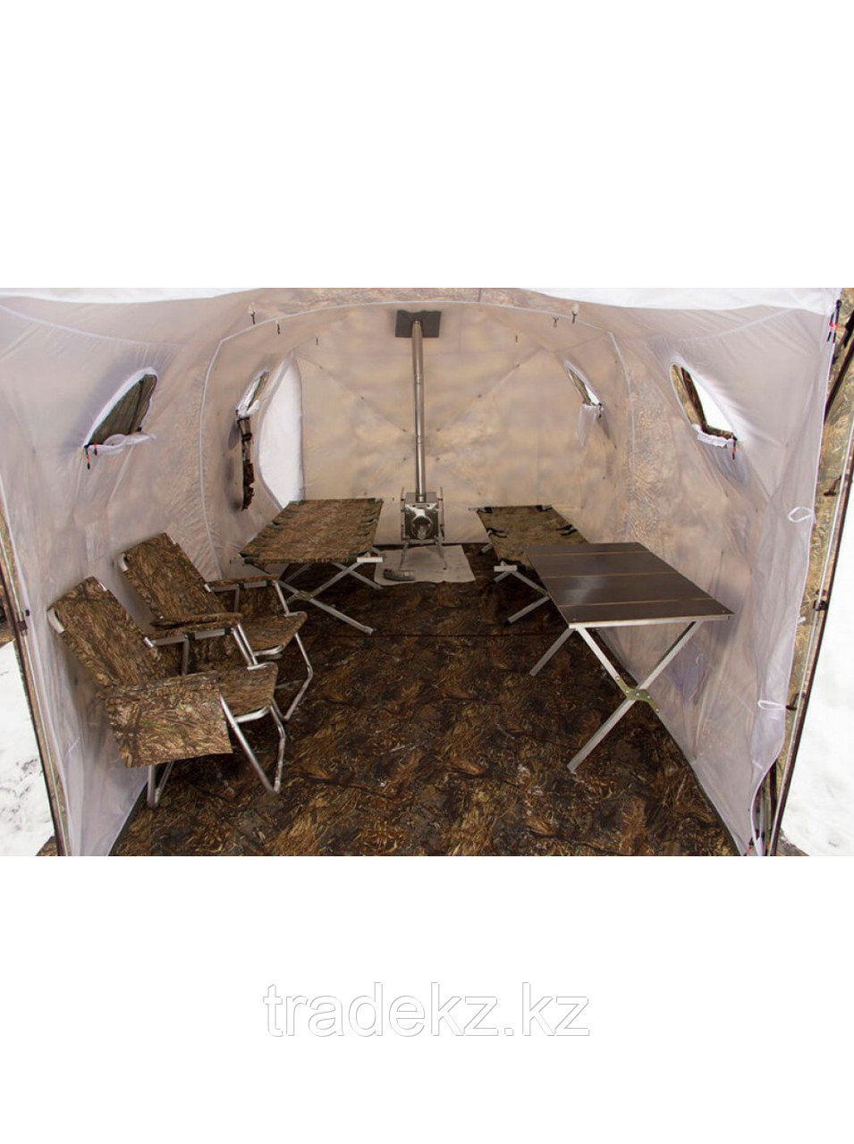 Палатка всесезонная Берег Кубоид 4.40 двухслойная, размер 4.4 x 2.2 x 1.9 м - фото 8 - id-p82136888