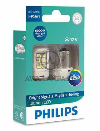 Philips 11498 Led P21 White ULW 12V