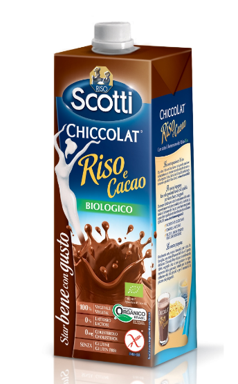 Рисовый напиток с какао (рисовое молоко с какао) RISO SCOTTI - 1 л