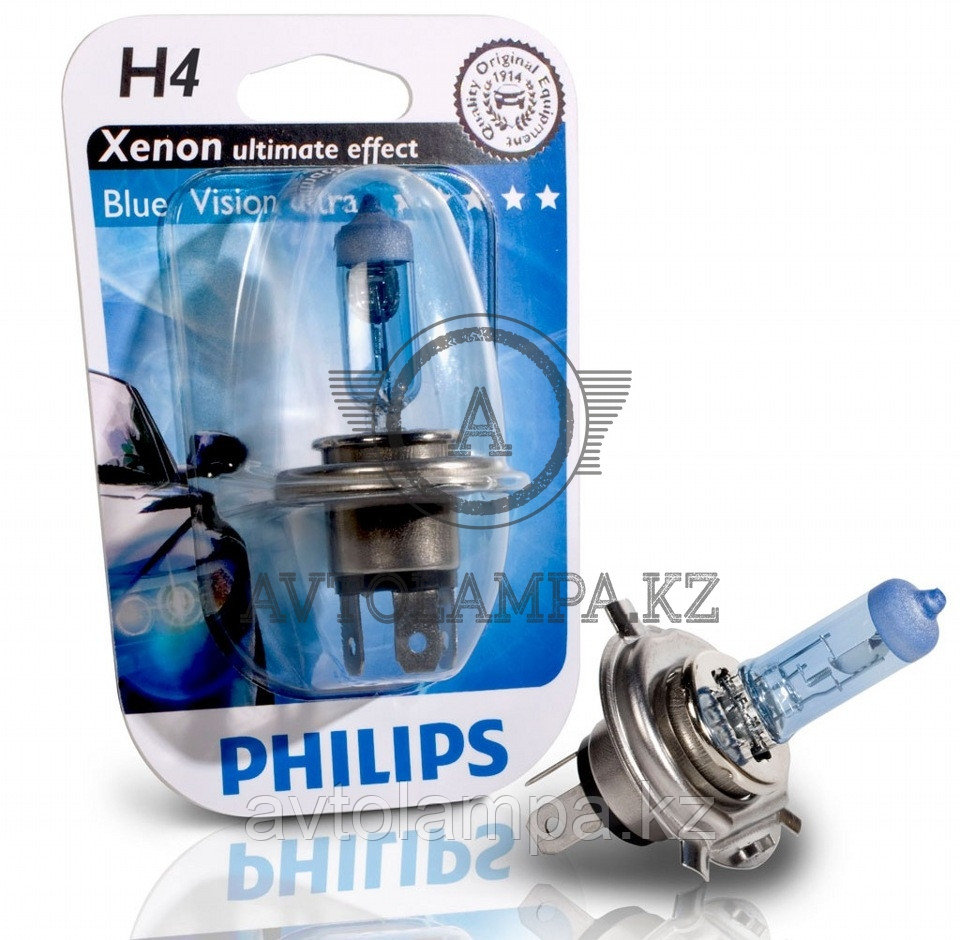 12342 Philips H4/W5W 12V BlueVision Ultra B1