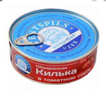 Килька Ventspils обжаренная в томатном соусе с ключиком 240 г