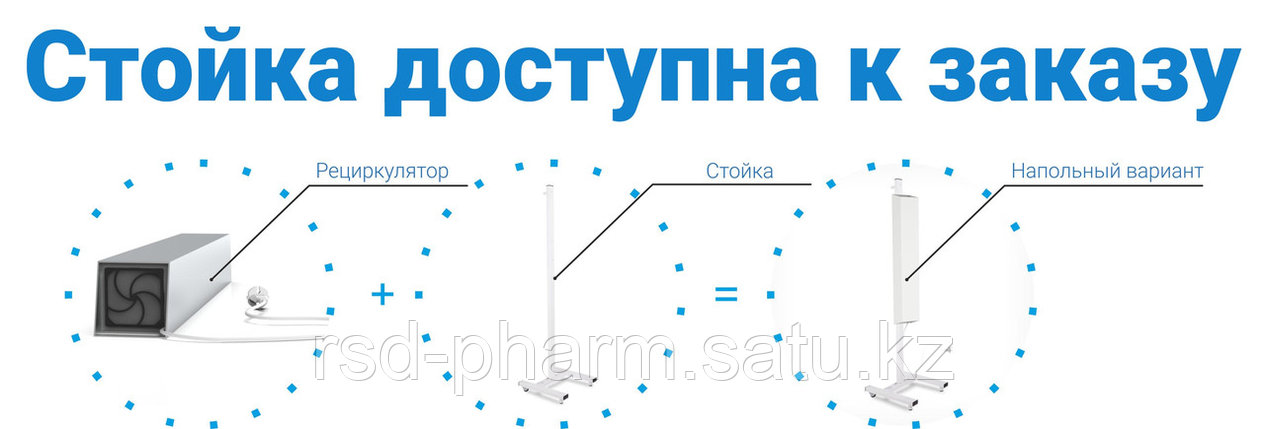 Бактерицидный рециркулятор воздуха SVT-SPC-Med-UV-Antibiotik-2x15, фото 2