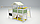 Детская площадка Савушка BABY-5, игровой домик с крышей и балдахином, горка, качели, швед. стенка, турник., фото 2