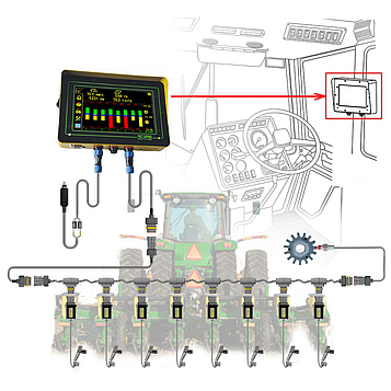 Датчики контроля семян, точный высев 