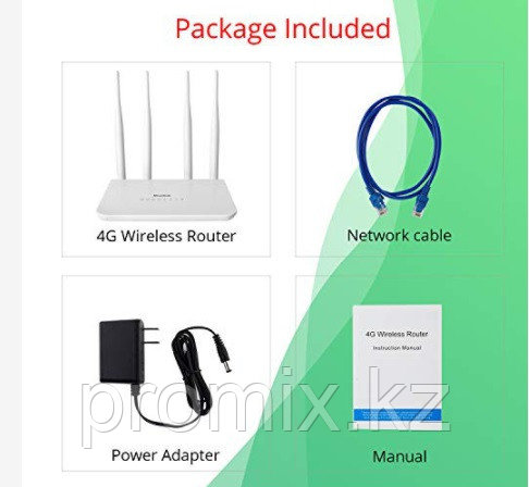Беспроводной роутер Wi-Fi 4G LTE CPE с слотом для sim-карты LT210TM - фото 5 - id-p82184262