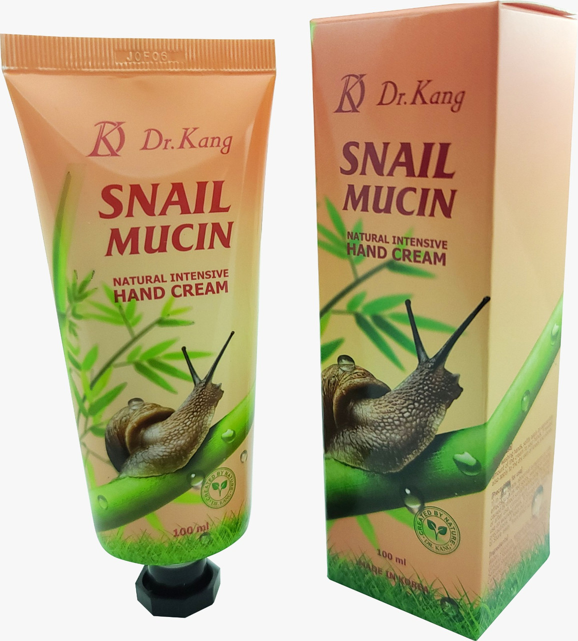 Крем для рук с муцином улитки Dr.Kang Snail Mucin Natural Intensive Hand Cream 100 мл.