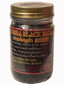 Тайский черный бальзам с коброй (Cobra Black Balm) 100 гр