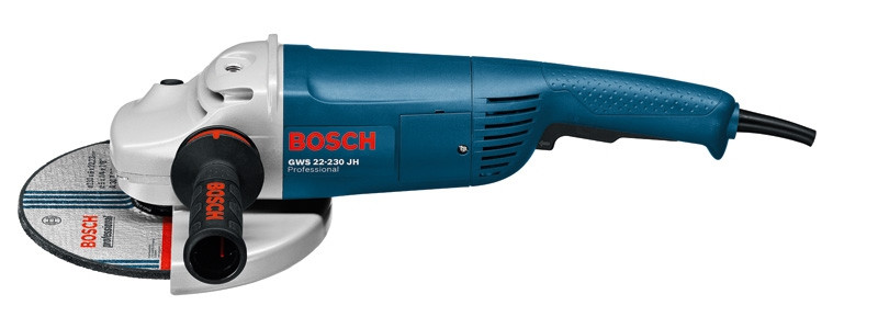 Шлифмашина угловая 230мм GWS 22-230 H 230V 3 p, BOSCH / Grinder 230mm GWS 22-230 H 230V 3 pin, BOSCH - фото 1 - id-p82201714