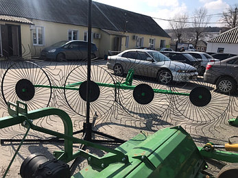 Грабли-ворошилки Турция Agrolead 2,6м (4хколесные), фото 2