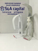 Дозатор для антисептика локтевой с флаконом 1л, металл