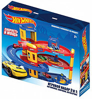 Hot Wheels Игровой набор Хот Вилс 3 в 1, Автомойка, Заправка, Автосервис