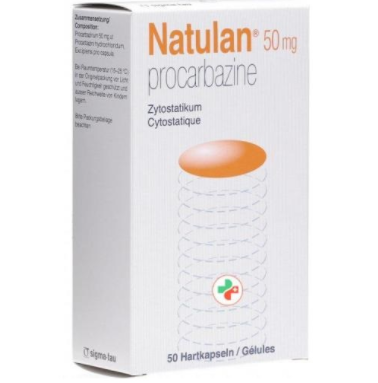 Натулан (Natulan) прокарбазин (procarbazine) 50 мг
