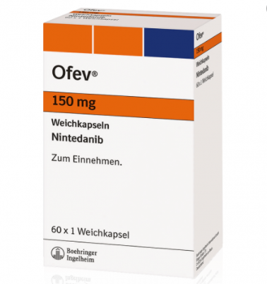 Офев (Ofev) Нинтеданиб (Nintedanib) 100 мг, 150 мг (Европа)