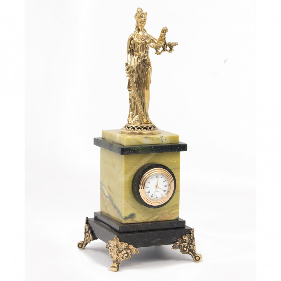 Часы декоративные "Фемида" - памятный подарок на день юриста - фото 1 - id-p80870387