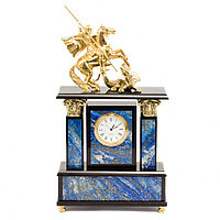 Часы из лазурита "Георгий Победоносец" 115035