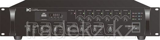 ITC Audio TI-1206S, RMS 120Вт, 100В. 6-ти зональный микширующий усилитель с USB/SD+FM и Bluetooth, фото 2