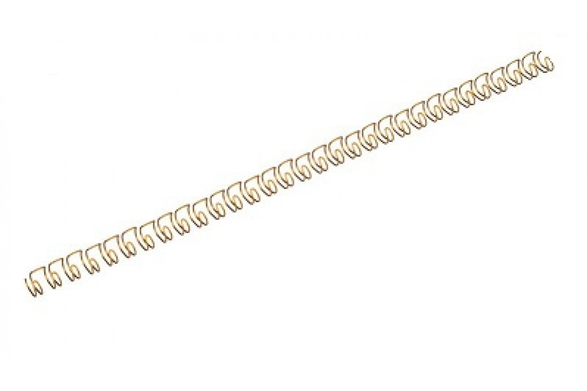 Переплетная пружина QP 3:1 A4 size 7/16" (11мм/80, металл, 100шт, Silver)