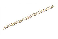 Переплетная пружина QP 3:1 A4 size 7/16" (11мм/80, металл, 100шт, Silver)
