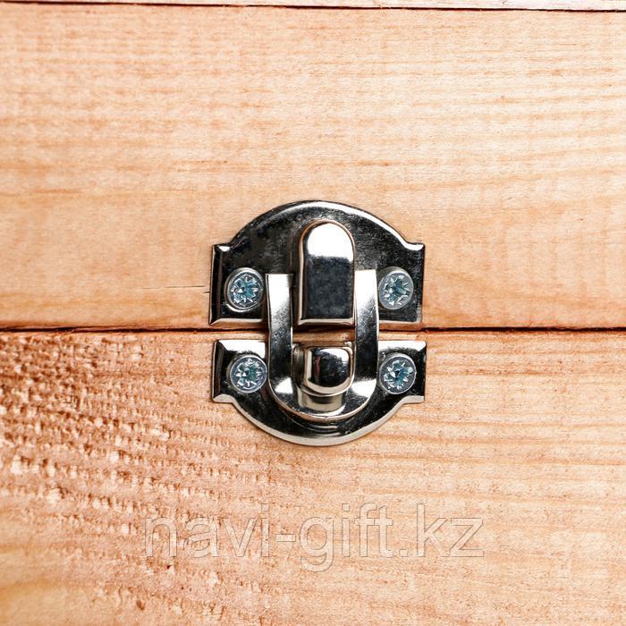 Ящик деревянный подарочный Gift box, 35 × 20 × 15 см - фото 4 - id-p82205685