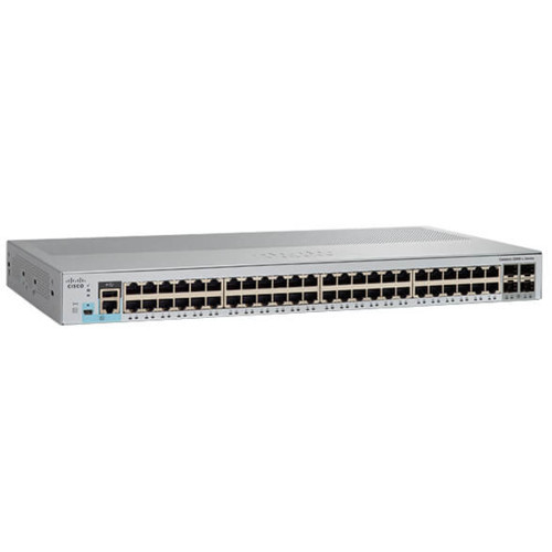 Cisco WS-C2960L-48TS-LL Коммутатор 2-го уровня 48 x GE RJ-45, 4 Uplink порта: 4 x SFP. LAN Lite