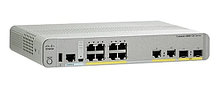 Cisco WS-C2960CX-8TC-L Коммутатор Безвентиляторный управляемый, уровень: 2+, портов: 8, 8 Port Data, LAN Base