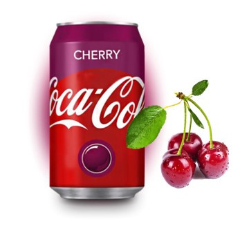Coca-Cola Cherry Вишня 330ml Европа (24шт-упак)