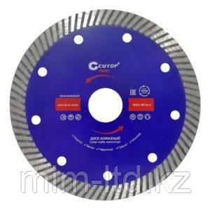 Диск отрезной алмазный сверхтонкий, супертурбо, мелкий зуб CUTOP, фото 1