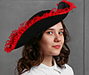 Карнавальная шляпа «Пиратка», с каймой, р-р 56-58
