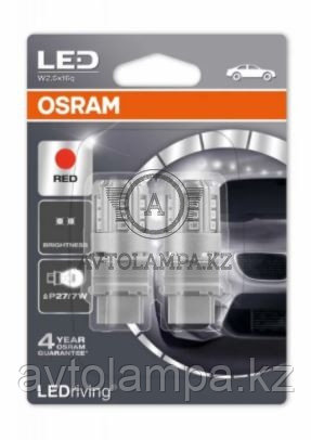 3547R-02B Р27/7W (S8W) красный OSRAM