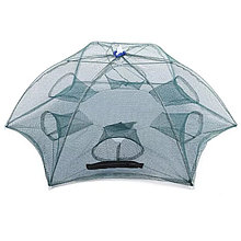 Рыболовный верша-паук  Ловушка для рыбалки раскладной зонтик с шестью входами