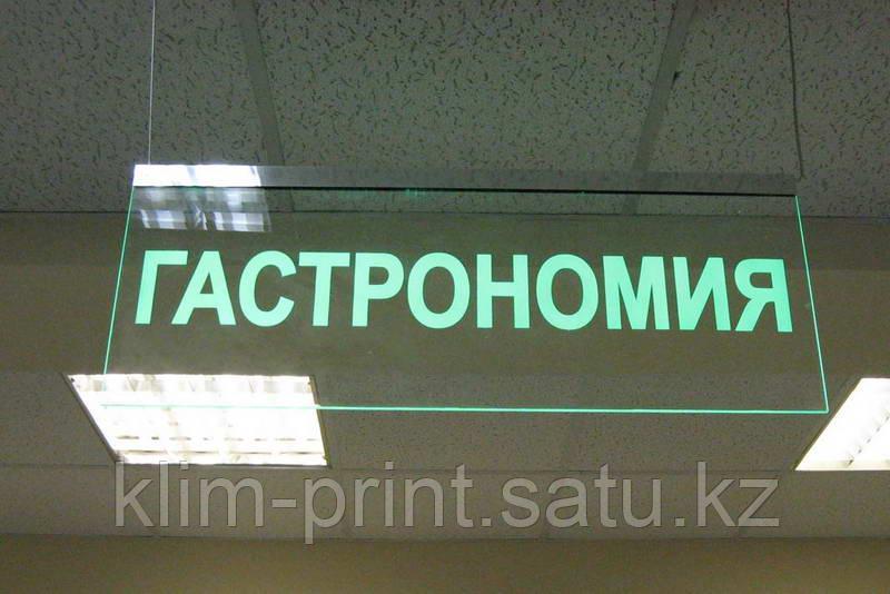 Таблички на акриле на дверь