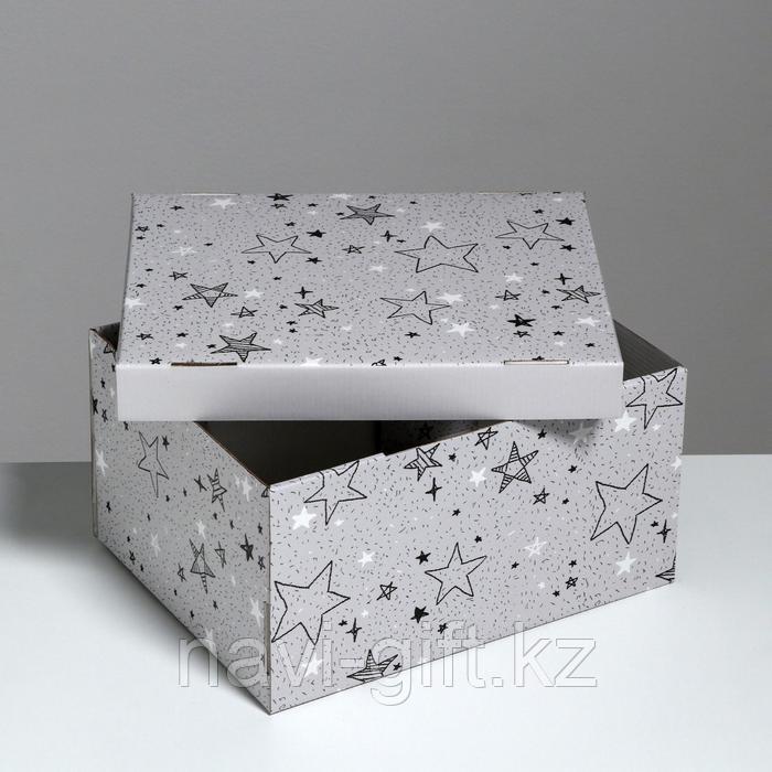 Коробка подарочная складная, упаковка, «Звёздные радости», 31,2 х 25,6 х 16,1 см - фото 3 - id-p82237330