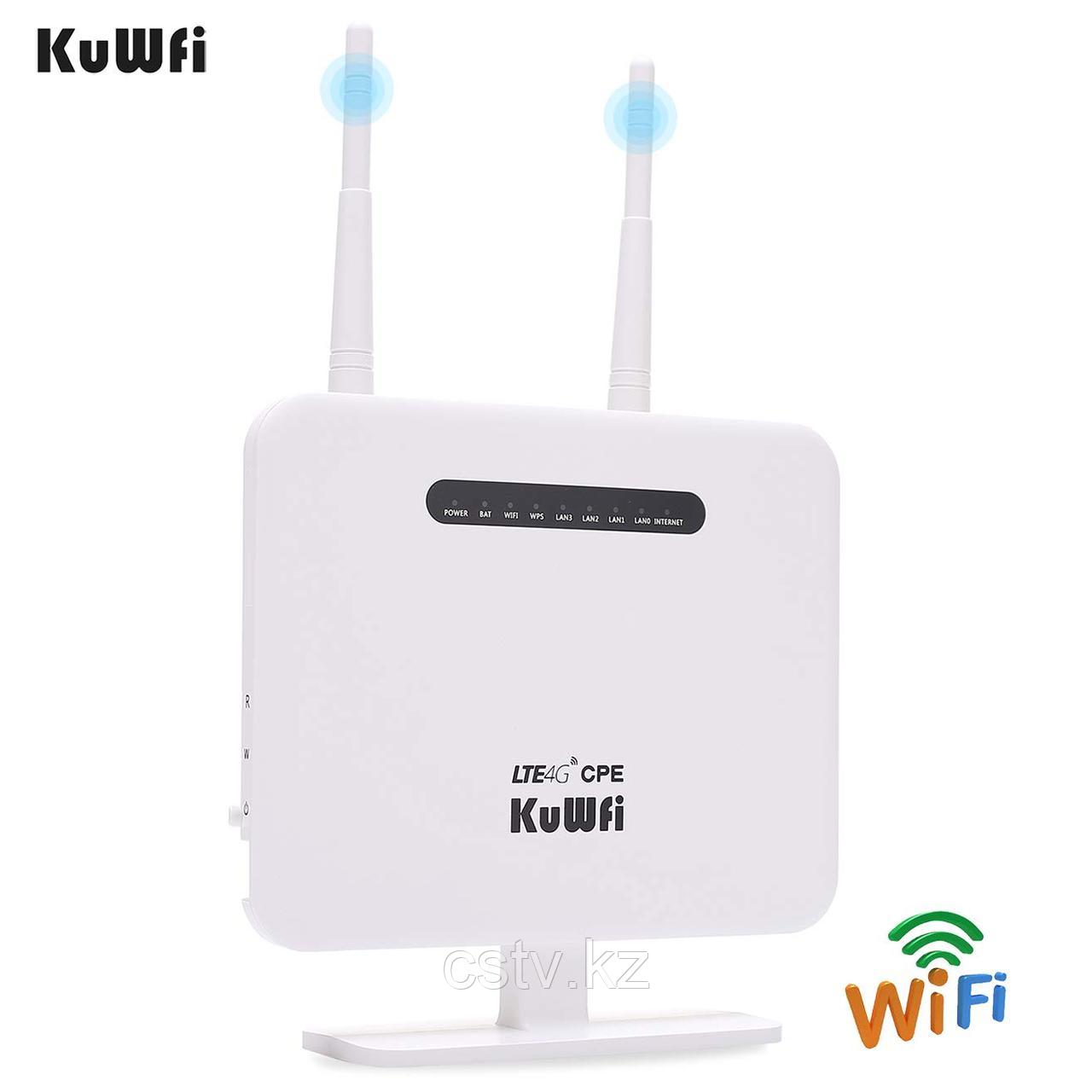 Wi-Fi роутер KuWfi 4G Lte CPE Router - фото 1 - id-p82237586