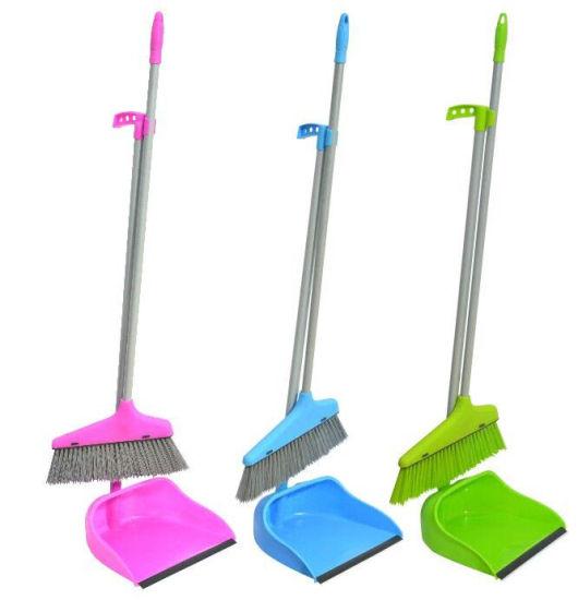Веник с совком с длинной ручкой, фото 1