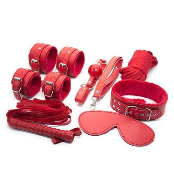 БДСМ набор «Red Kit», 7 предметов