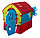 Игровой домик Лилипут Palplay красный/голубой, фото 3