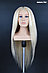 Голова-манекен AEON светло русый волос натуральный 100% 75 см, фото 4