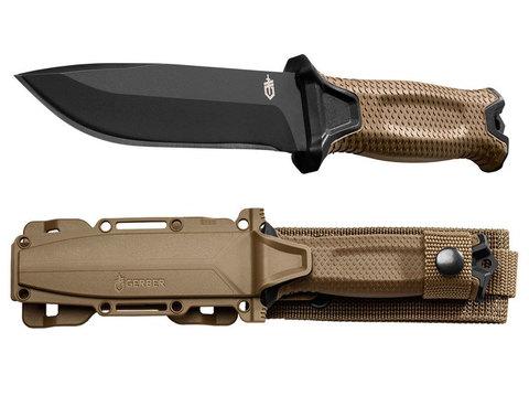 Нож тактический GERBER StrongArm Fixed Blade Coyote 1500 с ножнами (Хаки):  продажа, цена в Алматы. Ножи для охоты, рыбалки и туризма от "TotalSale –  365 дней распродажи" - 82240741