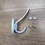 Крючок мебельный 813 белый, фото 4