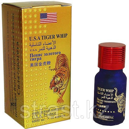 Стимулятор потенции "Пенис Золотого Тигра" USA Tiger Whip