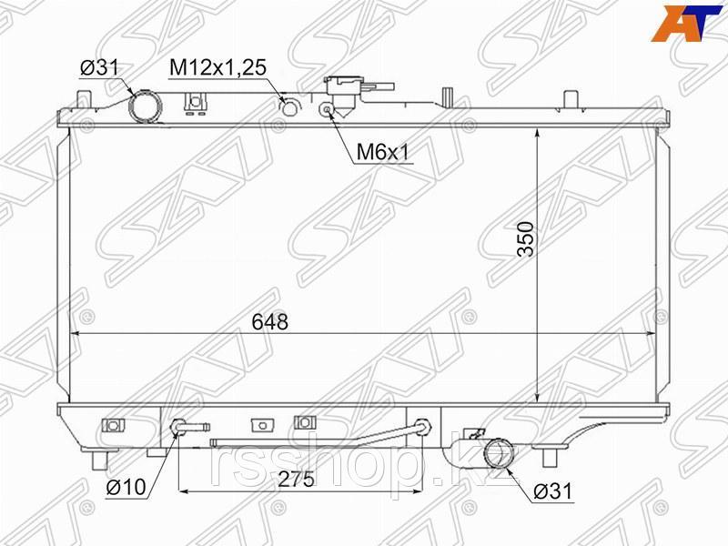 Радиатор MAZDA FAMILIA /323 /ASTINA /PROTEGE 89-94, фото 1