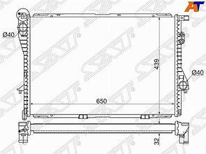 Радиатор BMW 5 /7-SERIES E39 /E38 2.5TD 95-