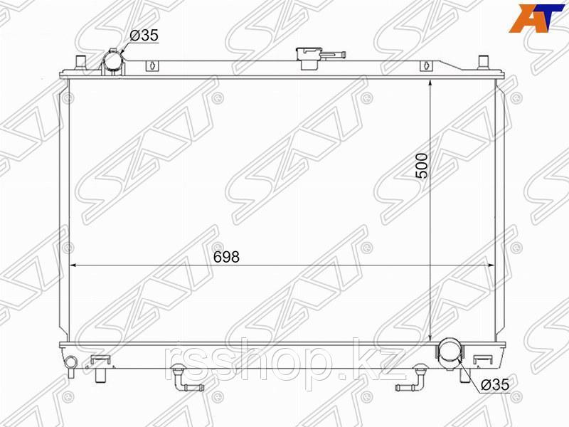 Радиатор MITSUBISHI PAJERO 6G72 /74 3.5 99-, фото 1