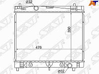 Радиатор TOYOTA YARIS /VITZ /BELTA /RACTIS /IST ZSP110 2NZ-FE /1NZ /2SZ 05-